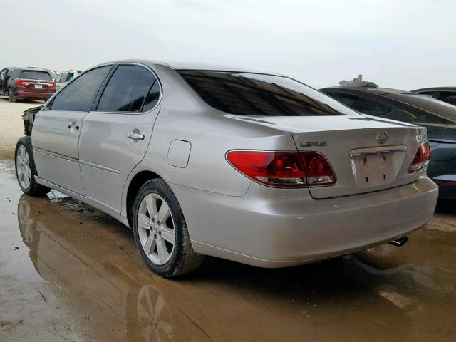 JTHBA30G265153929 - 2006 LEXUS ES 330 SILVER photo 3