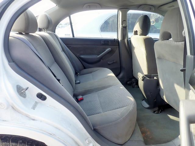 2HGES16384H602946 - 2004 HONDA CIVIC DX V WHITE photo 6