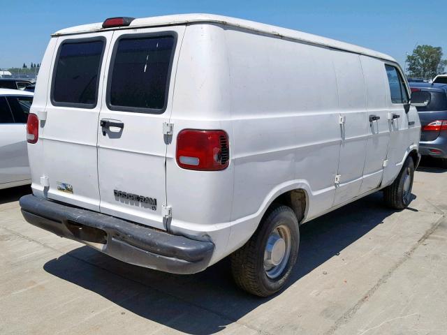 2B7HB21X1RK171761 - 1994 DODGE RAM VAN B2 WHITE photo 4