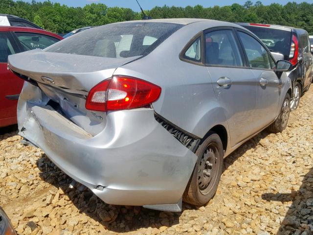 3FADP4AJ0BM147260 - 2011 FORD FIESTA S SILVER photo 4