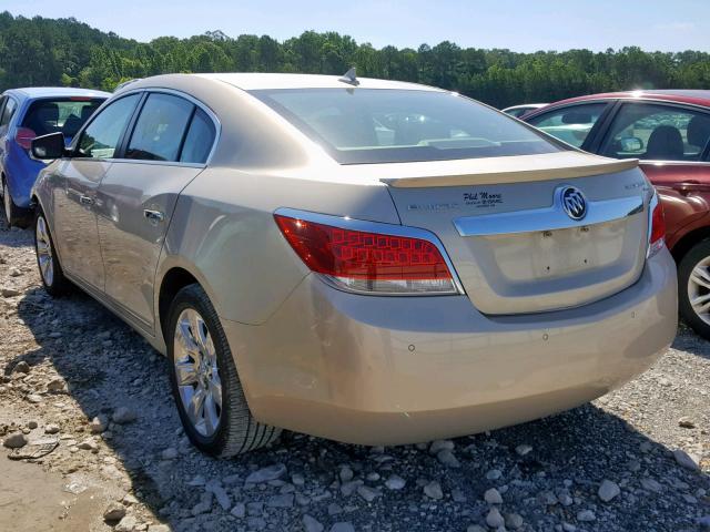 1G4GC5EDXBF357051 - 2011 BUICK LACROSSE C GOLD photo 3