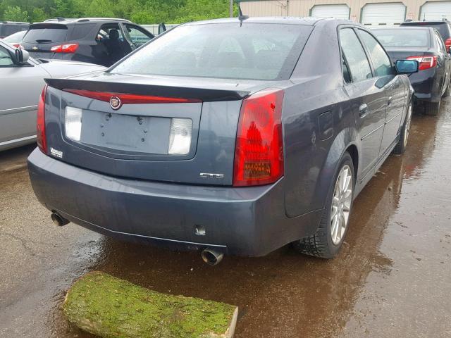 1G6DP577570189061 - 2007 CADILLAC CTS HI FEA CHARCOAL photo 4