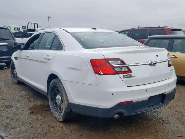 1FAHP2MK0EG100013 - 2014 FORD TAURUS POL WHITE photo 3