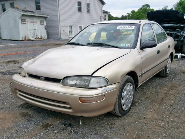 1Y1SK5268SZ060569 - 1995 GEO PRIZM BASE BEIGE photo 2