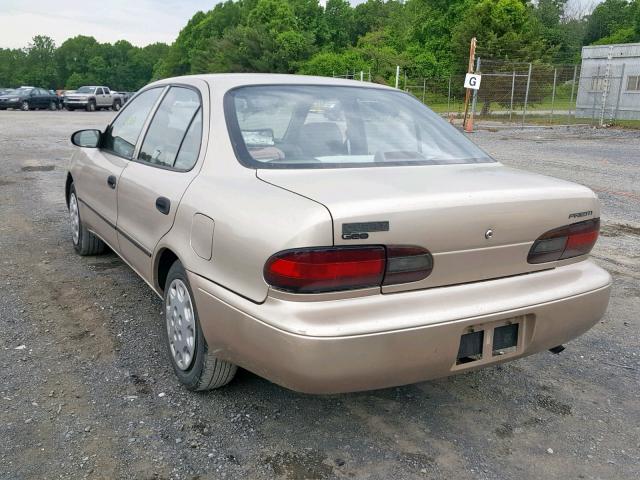 1Y1SK5268SZ060569 - 1995 GEO PRIZM BASE 米色 照片 3