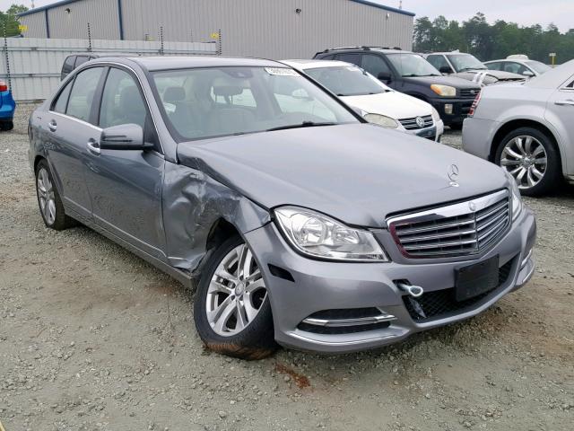 WDDGF4HB0EG251020 - 2014 MERCEDES-BENZ C 250 SILVER photo 1