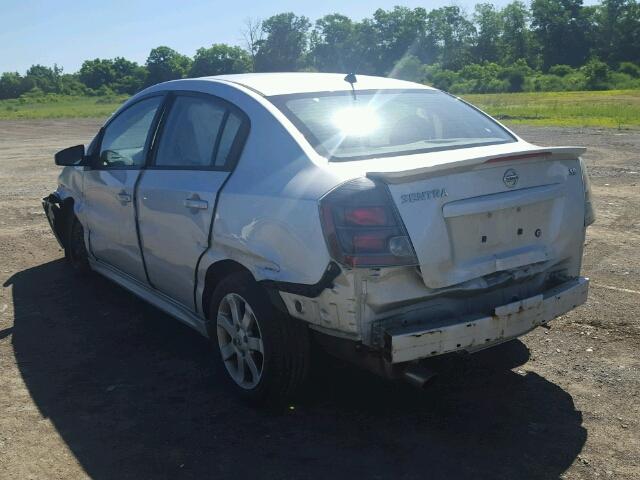 3N1AB6APXBL639377 - 2011 NISSAN SENTRA 2.0 SILVER photo 3