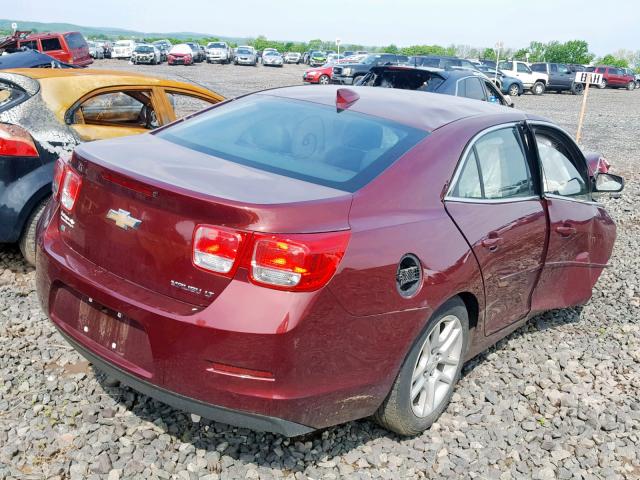 1G11C5SL0FF186363 - 2015 CHEVROLET MALIBU 1LT MAROON photo 4