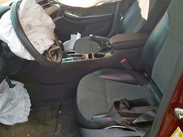 1G11C5SL0FF186363 - 2015 CHEVROLET MALIBU 1LT MAROON photo 5