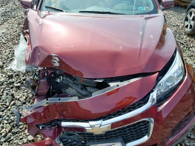 1G11C5SL0FF186363 - 2015 CHEVROLET MALIBU 1LT MAROON photo 7