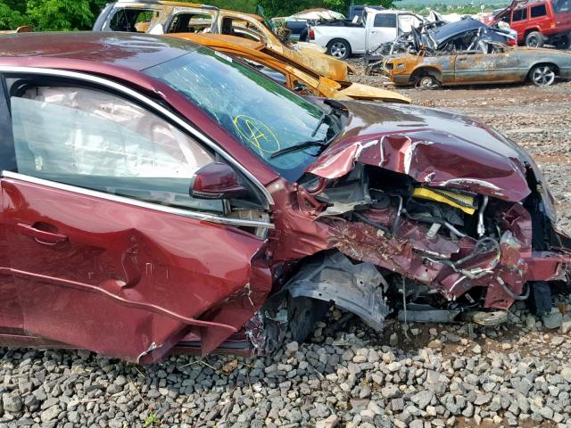 1G11C5SL0FF186363 - 2015 CHEVROLET MALIBU 1LT MAROON photo 9