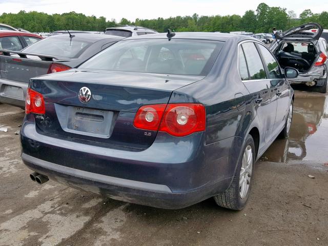 3VWRF71K97M100410 - 2007 VOLKSWAGEN JETTA 2.5 BLUE photo 4