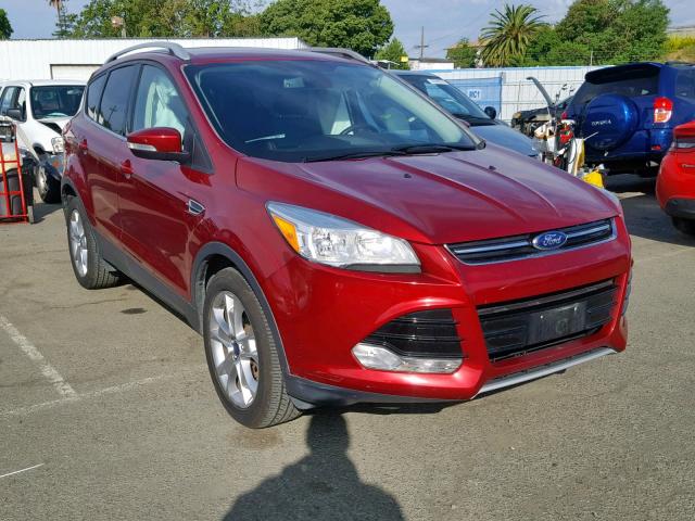 1FMCU9JXXEUA65323 - 2014 FORD ESCAPE TIT RED photo 1