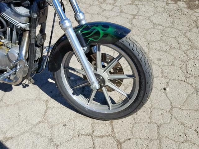 1HD4CAM15MY115734 - 1991 HARLEY-DAVIDSON XLH883 GREEN photo 9