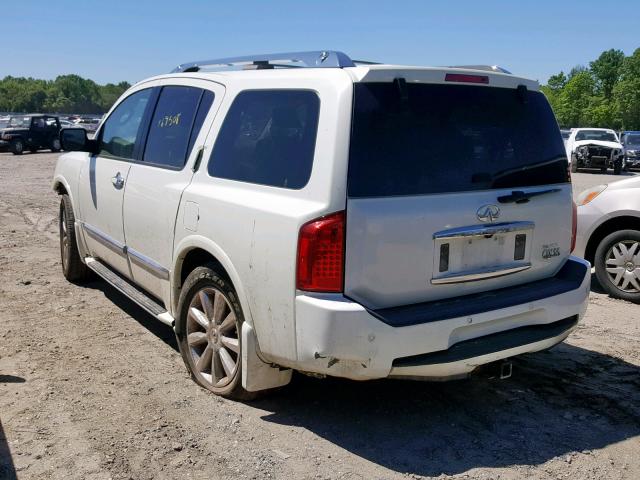 5N3AA08C79N901675 - 2009 INFINITI QX56 WHITE photo 3