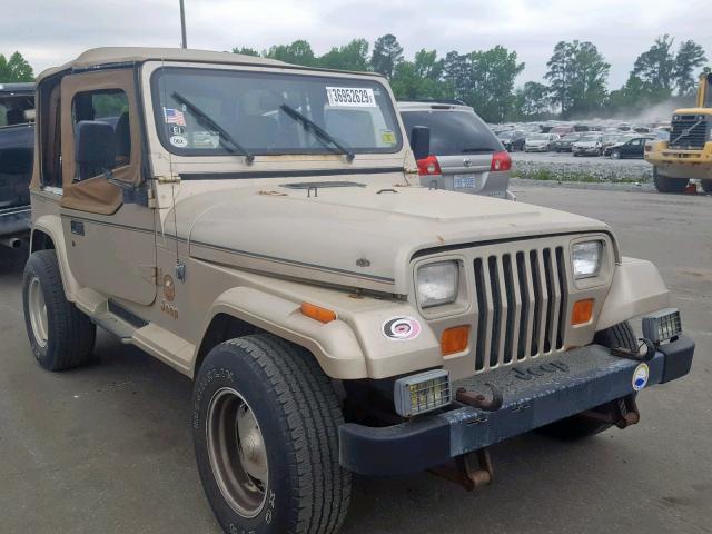 1J4FY49S3PP218377 - 1993 JEEP WRANGLER / YELLOW photo 1