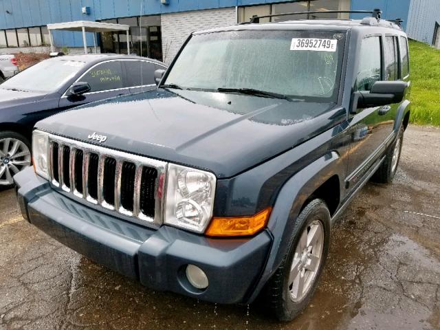 1J8HG48K17C566228 - 2007 JEEP COMMANDER BLUE photo 2