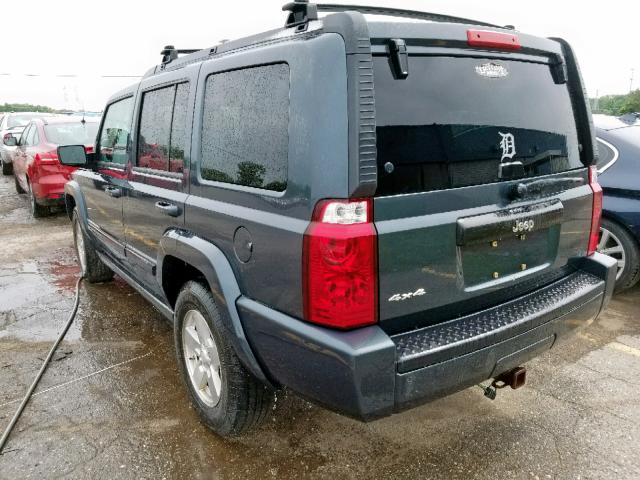 1J8HG48K17C566228 - 2007 JEEP COMMANDER BLUE photo 3