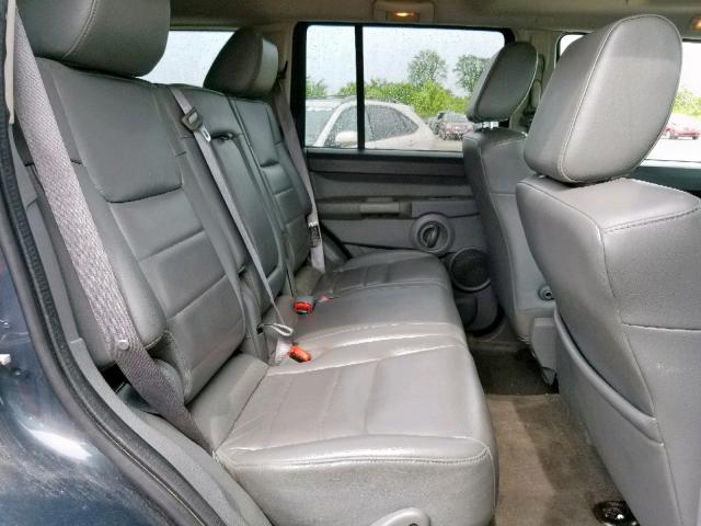 1J8HG48K17C566228 - 2007 JEEP COMMANDER BLUE photo 6