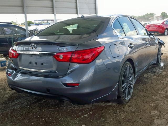 JN1FV7AP2GM420591 - 2016 INFINITI Q50 RED SP GRAY photo 4