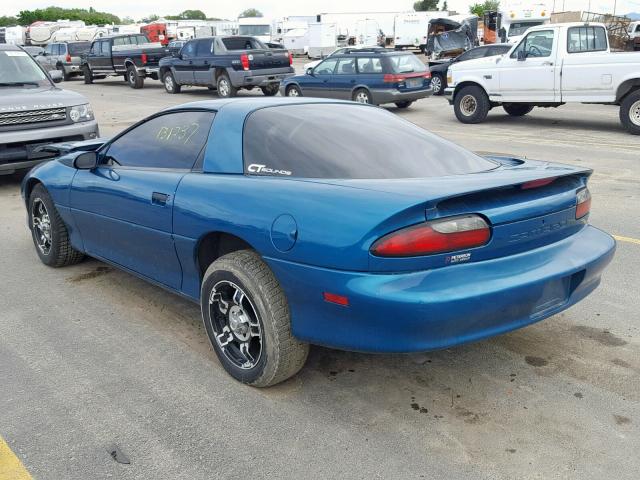 2G1FP22K1T2143230 - 1996 CHEVROLET CAMARO BAS TEAL photo 3