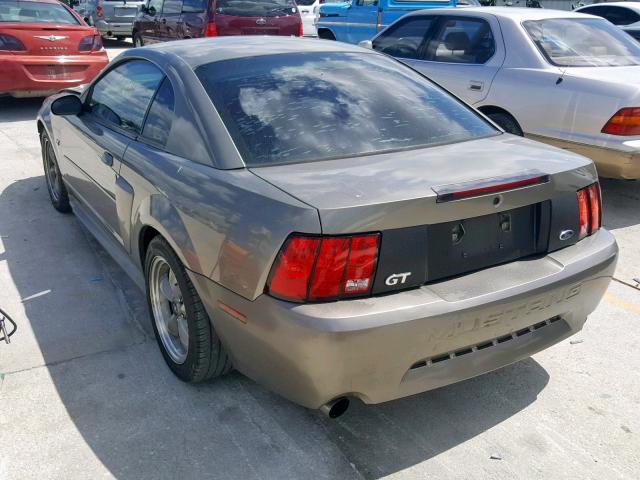 1FAFP42X22F165822 - 2002 FORD MUSTANG GT BROWN photo 3