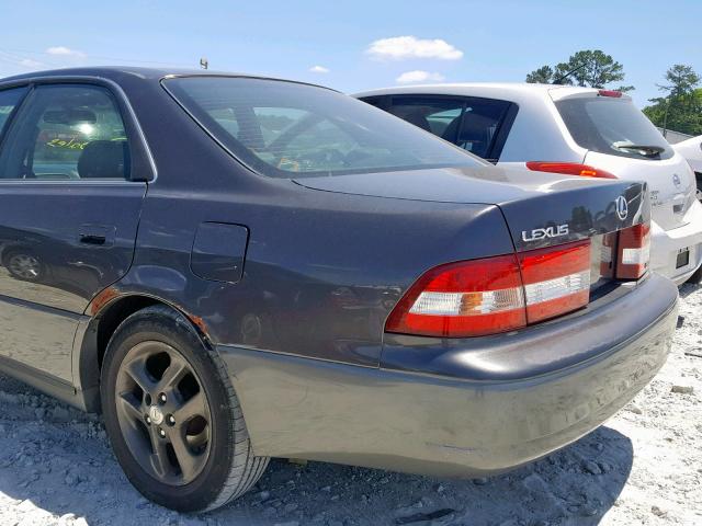 JT8BF28G7Y5078227 - 2000 LEXUS ES 300 GRAY photo 9