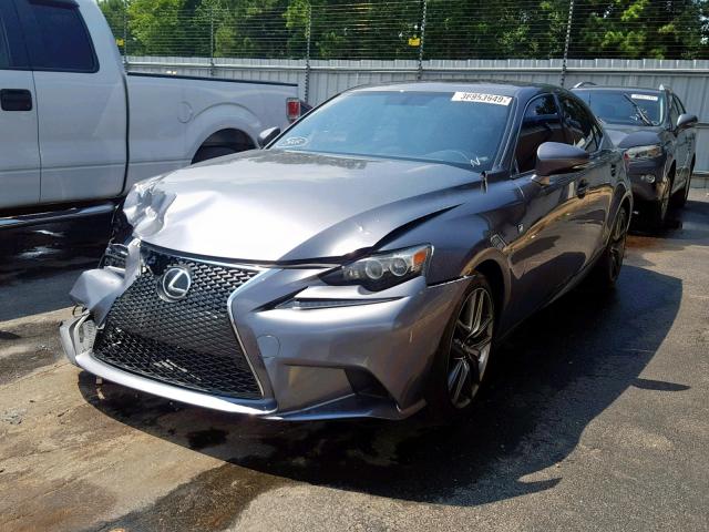 JTHBF1D27E5028833 - 2014 LEXUS IS 250 GRAY photo 2