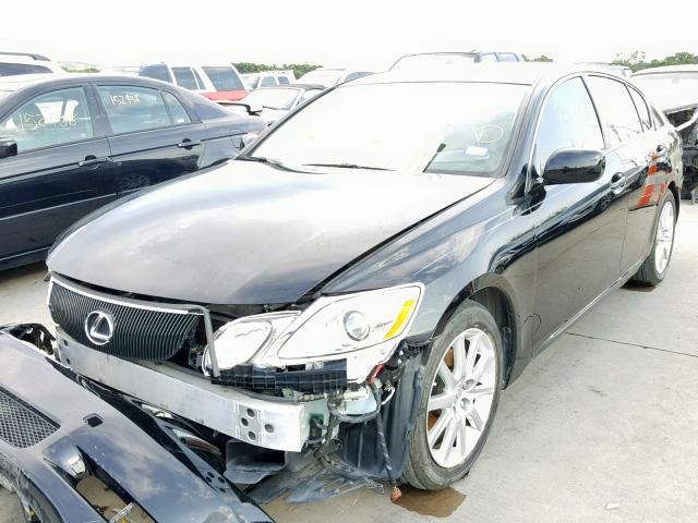 JTHBH96S265030058 - 2006 LEXUS GS 300 BLACK photo 2