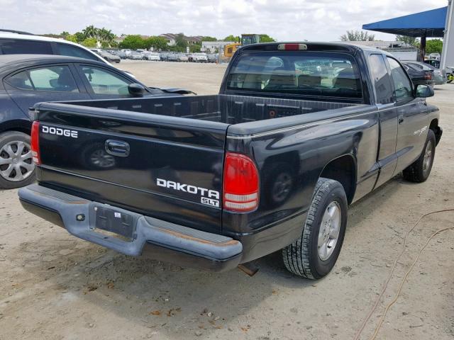 1B7GL32X42S539892 - 2002 DODGE DAKOTA SPO BLACK photo 4