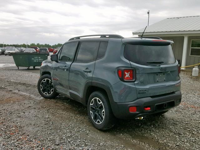 ZACCJBCT7GPC56023 - 2016 JEEP RENEGADE T BLUE photo 3