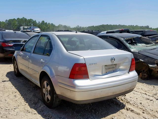 3VWSA29M0YM053326 - 2000 VOLKSWAGEN JETTA GLS SILVER photo 3