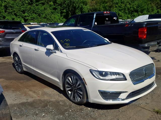 3LN6L5F90JR609753 - 2018 LINCOLN MKZ RESERV WHITE photo 1