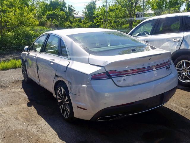 3LN6L5F90JR609753 - 2018 LINCOLN MKZ RESERV WHITE photo 3