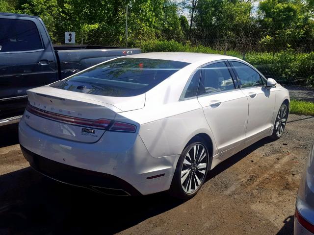 3LN6L5F90JR609753 - 2018 LINCOLN MKZ RESERV WHITE photo 4