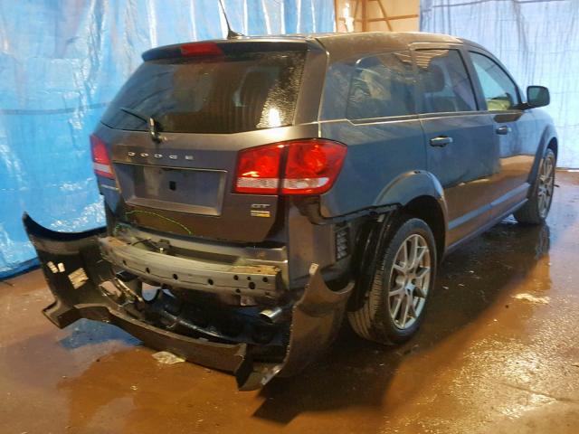 3C4PDCEG0JT439293 - 2018 DODGE JOURNEY GT GRAY photo 4