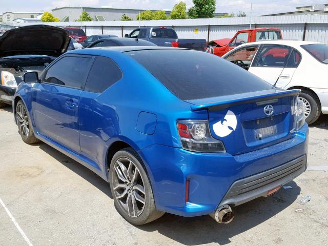 JTKJF5C74E3084850 - 2014 TOYOTA SCION TC BLUE photo 3