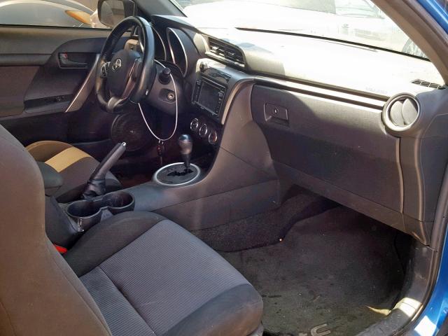JTKJF5C74E3084850 - 2014 TOYOTA SCION TC BLUE photo 5