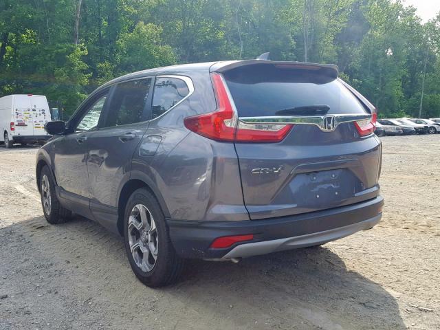 7FARW1H81HE013864 - 2017 HONDA CR-V EXL GRAY photo 3