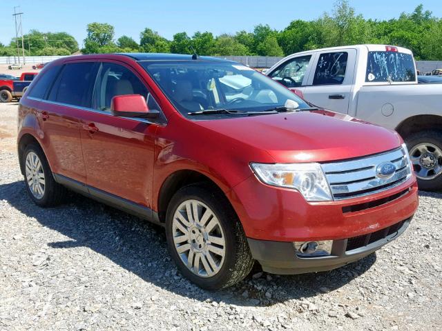 2FMDK39C38BA86632 - 2008 FORD EDGE LIMIT RED photo 1