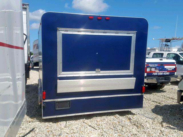 1S986X1659M982019 - 2009 UTILITY TRAILER BLUE photo 3