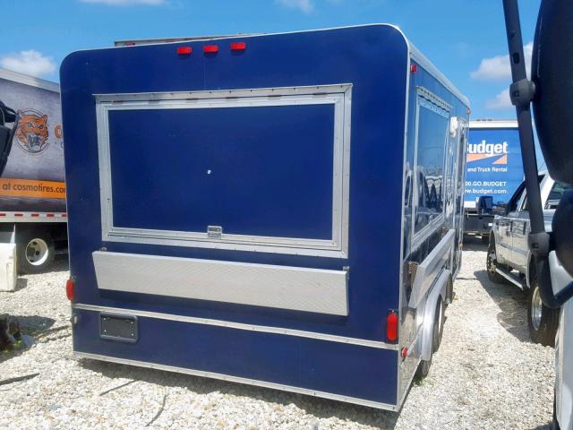 1S986X1659M982019 - 2009 UTILITY TRAILER BLUE photo 4