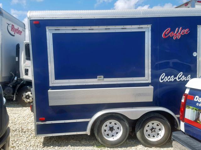 1S986X1659M982019 - 2009 UTILITY TRAILER BLUE photo 8