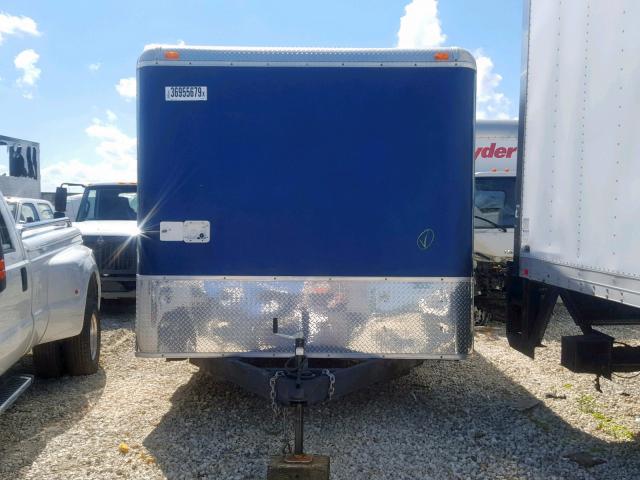 1S986X1659M982019 - 2009 UTILITY TRAILER BLUE photo 9