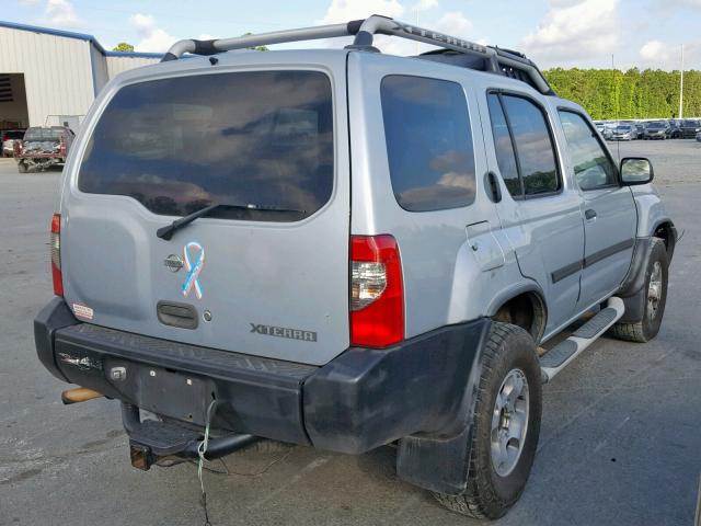 5N1ED28T61C565272 - 2001 NISSAN XTERRA XE GRAY photo 4