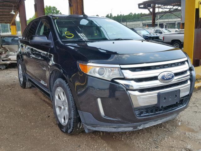 2FMDK3J93DBA12931 - 2013 FORD EDGE SEL BLACK photo 1