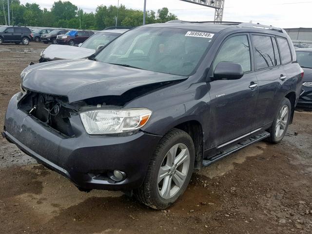 JTEES42A592119057 - 2009 TOYOTA HIGHLANDER GRAY photo 2