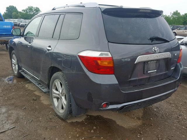 JTEES42A592119057 - 2009 TOYOTA HIGHLANDER GRAY photo 3