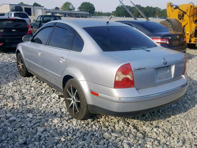 WVWPD63BX4E287276 - 2004 VOLKSWAGEN PASSAT GLS SILVER photo 3