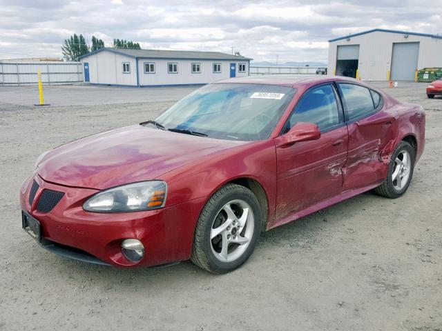 2G2WR524141333397 - 2004 PONTIAC GRAND PRIX 勃艮第红 照片 2